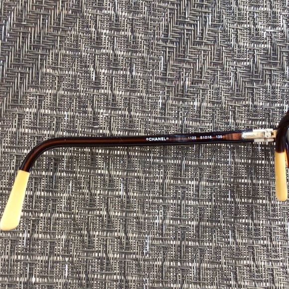 Chanel CH3157 Vintage Brown Rectangle Eyeglasses Frames - Picture 4 of 9